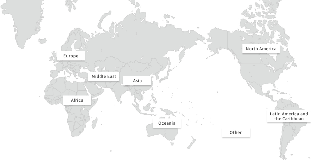 world map