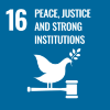 16 Peace, justice and strong institutions